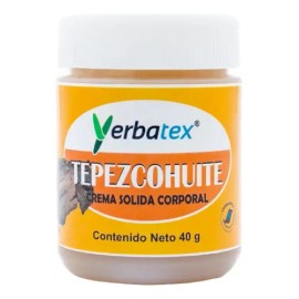 Pomada De Tepezcohuite Crema Sólida Corporal Frasco De 40g                                                                                            