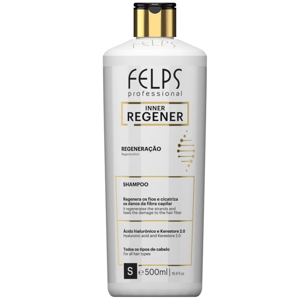 Felps Professional Inner Regener Shampoo, Hyaluronic Acid and Kerestore 2.0,