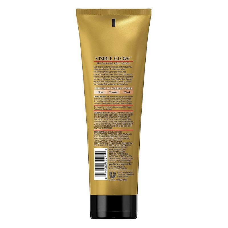 Suave Visible Glow Self Tanning Lotion, Pack of 3