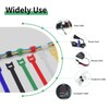 Reusable Cable Ties Tidy Straps - 70 Pcs Straps Cable
