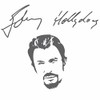 Johnny Hallyday Wall Sticker anthracite