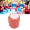 Insulated Food Container Jar Red 400ml Stainless Steel Leakage Proof