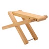 Guitar Foot Rest Adjustable Height 4 Position Foldable Solid Wood
