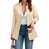 Cicy Bell Womens Business Casual Blazer Long Sleeve Open Front