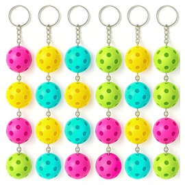 CODIAO 24-Pack Pickleball Keychains Bulk Set-Funny Gifts for Pickleball Lovers,Team Accessories for Women & Men,Party Favors