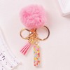 SMUOBT Resin Alphabet Initial Letter Keychain for Women,Backpack Keychain for