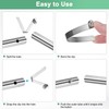 M METERXITY 10-Pack Kayak Paddle Snap 8mmx50mm Solid Single Pin