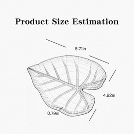 Leaf Spoon Rest, Leaf-shaped Ceramic Spoon Rest for Stove Top, Heat-resistant Kitchen Utensil Holder, Decorative Cookware Accessory