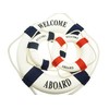 Bilipala 3Pcs Cloth Life Ring Buoy, Home Wall Nautical Decor,