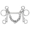 Shires Equestrian Mullen Mouth Pelham Bit 4.5" Steel