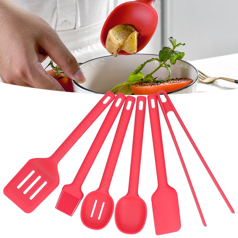 Cooking Utensils 6PCS Food Grade Silicone Heat Insulation Anti Scalding