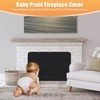 Magnet Fireplace Cover, Fireplace Draft Blocker, Fireplace Blanket for Heat