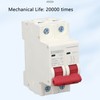 Circuit Breaker 2P DC 1000V MCB 25A DIN Rail Mount