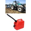 Gas Can 5L 1.3 Gallon ABS Leakage Free Red Portable