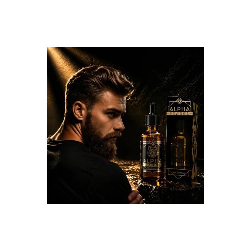Ouro Alpha Beard Oil - Bergamota Para Barba Y Bigote