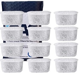 OASI Filters - Kit 12 Pack Filtros para CUISINART de carbon activado para Maquinas de Cafe Cuisinart. OASI Replacement Filters for CUISINART 12 Pack