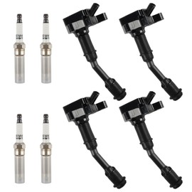 LELEHOKA Set of 4 UF735 Ignition Coil Pack and SP539 spark plugs Compatible with Ford Fusion 2014-2020 1.5L L4 & 2017-2019 Escape 1.5L L4 Replacement DS7Z12029 DG554 E1235 C880 GN10645 V25700032