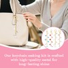 SUTROMA 776pcs Lip Gloss Keychain Making Kit with Charms -