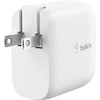 Belkin WCB006dqWHJP USB Charger 40W Dual USB-C (2 x 20W)