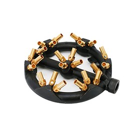 Chinese Wok Range 23 Tips Jet Burner, Copper Tips, Cast Iron Body, Propane Gas WR-JBR23LP