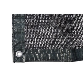 Marsol Sun Shade with Plover 6.6 ft (2 x 4 m), Black