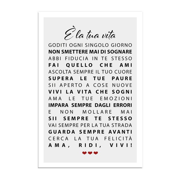 Vulfire Special Phrase Family Gift, Motivational Wall Print, Special Dedication Gift Idea, Home Decor Living Room Living Room Office Kitchen, Premium Glossy Paper Poster (29.7x42)