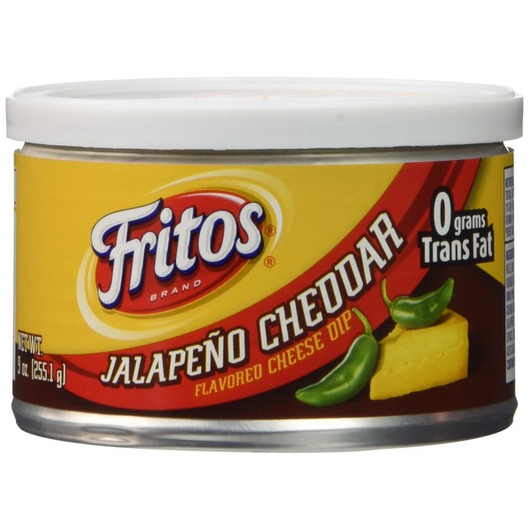 Fritos Cheese Dip, Jalapeno Cheddar, 9 Ounce (Pack of 6)