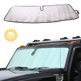 Ynei Custom Fit For 2003-2007 Hummer H2 Front Windshield Sun shade UV Protection
