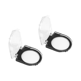 INCREWAY Elevator Button Cover 2pcs Dustproof Safety Push Button Cap Plastic Protector Child Proof Washing Machine Lift Button