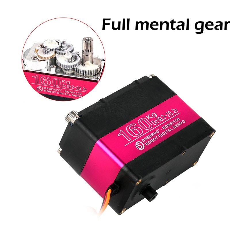 Wishiot RD51160 160KG High Torque Digital Servo Motor Dual-Shaft CNC