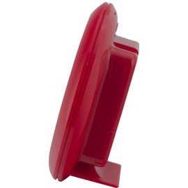 Eurotime 22155-01 Alarm Clock for Girls with Princess and Frog, Red, Children's Alarm Clock, Plastic Housing and Plastic Glass