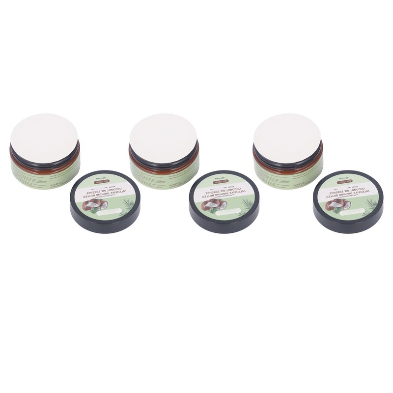 3pcs Tanning Lotion Accelerator Moisturizing Sunless for Bronze Brown Skin