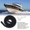 Bilge Pump Installation Kit Black 1‑1/8in Leak Proof Easy Installation