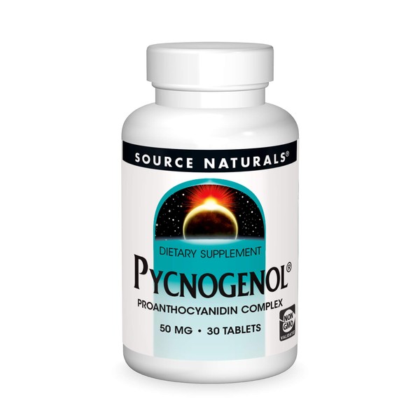 Source Naturals Pycnogenol 50 mg Proanthocyanidin Complex - 30 Tablets