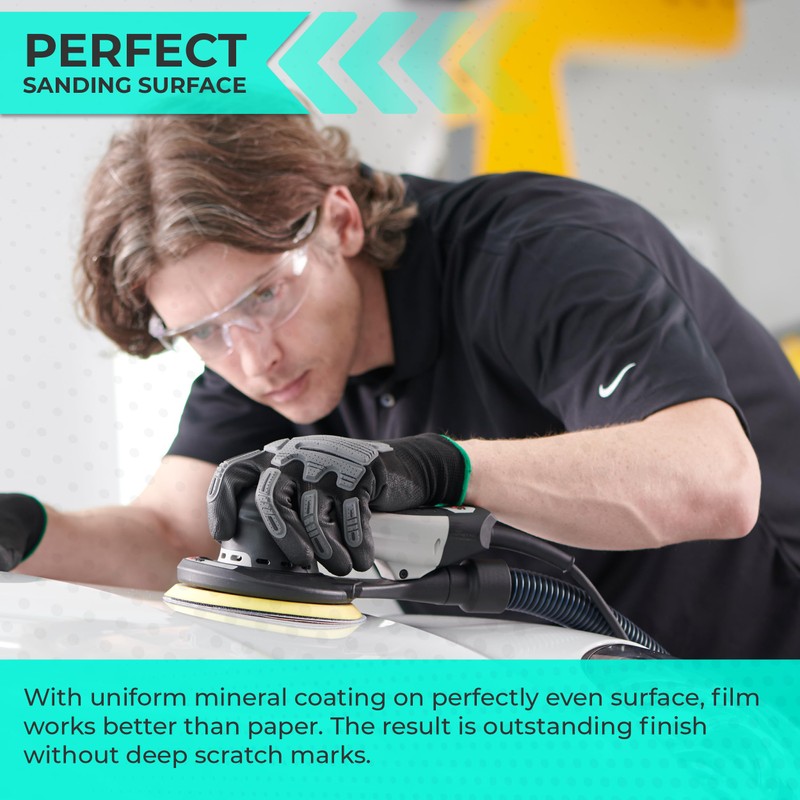 Sunmight Film Grip No Hole 6 Inch Sanding Discs -