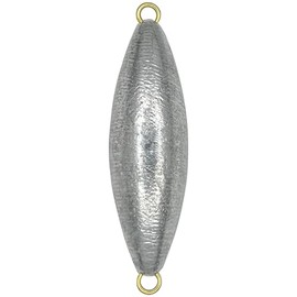 Bahia Fishing Co Torpedo Weights, 2 oz 40 Pack Lead Weights, Inline Trolling Sinkers, Double-Ringed, Saltwater & Freshwater Fishing, Made in USA (2 Ounce - 40 Pack)