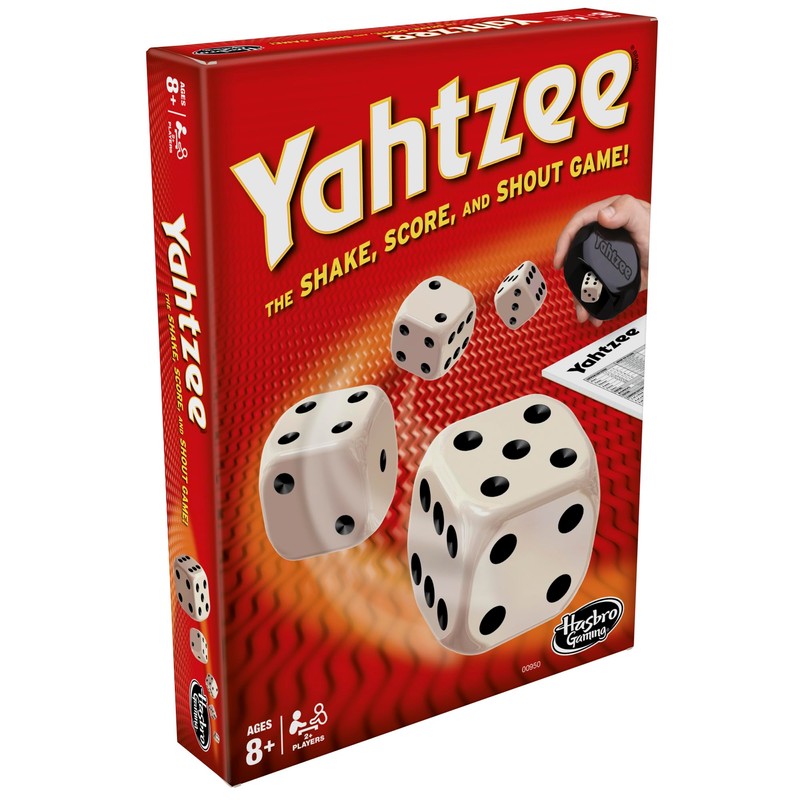 Hasbro Gaming Yahtzee Game, Fast-Playing Dice Games for Kids, Teens,