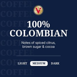 Victor Allen's Coffee 100% Colombian, Medium Roast, 120 Count, Single Serve Coffee Pods for Keurig K-Cup Brewers