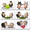 Merchandise for Fans Funny 3D Sheep Fridge Magnets 7 x