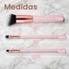 Triko Set de 16 Piezas Set de Brochas Maquillaje con