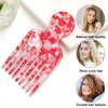 Hair Picks for Women 4.8'' Wide Tooth Comb for Curls