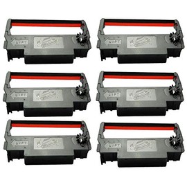 ERC-30 34 38 Ribbon Ink Cartridge Receipt Printer Black and Red, ERC30 Compatible with Epson Printer SNBC BTP-M280, BTP-M280A, BTP-M280B, BTP-M280D, B