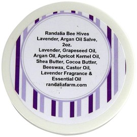 Lavender, Argan Oil Salve, Randalia Bee Hives