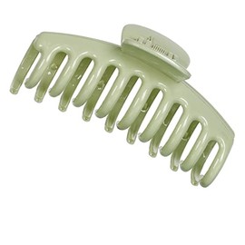 Plastic Hair Claw Clips Large Nonslip Strong Hold Thick for Women light green