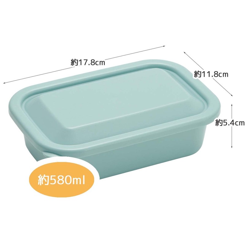 Skater LFP6-A Storage Container, Smoke Blue, S, 20.8 fl oz