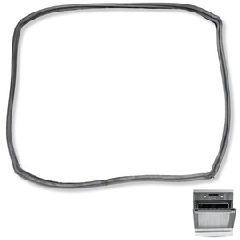 CHEFZOCO Universal Oven Rubber Oven Door Seal 450mm Wide x 340mm High + 4 Hooks Compatible with Bosch, Balay Constructa, Siemens and Neff
