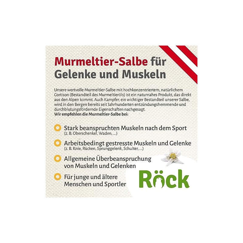Original Röck Marmot Ointment - The Most Popular Marmot Ointment