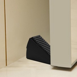 Door Stop Wedge,Non-Slip Heavy Duty Metal Door Stopper | Flexible Height Door Stopper for Carpets Parquet or Tiles for Balcony, Company, Residential