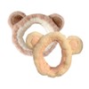 Beavorty 2pcs Cute Cartoon Fluffy Hair Bands for Women Reusable