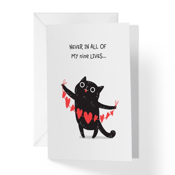 1Up Greetings Single Valentines Day Cards From Cat Or For